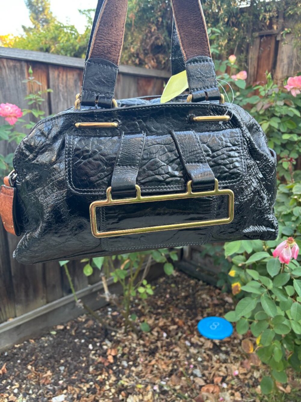 Chloe Hand Bag Black Leather